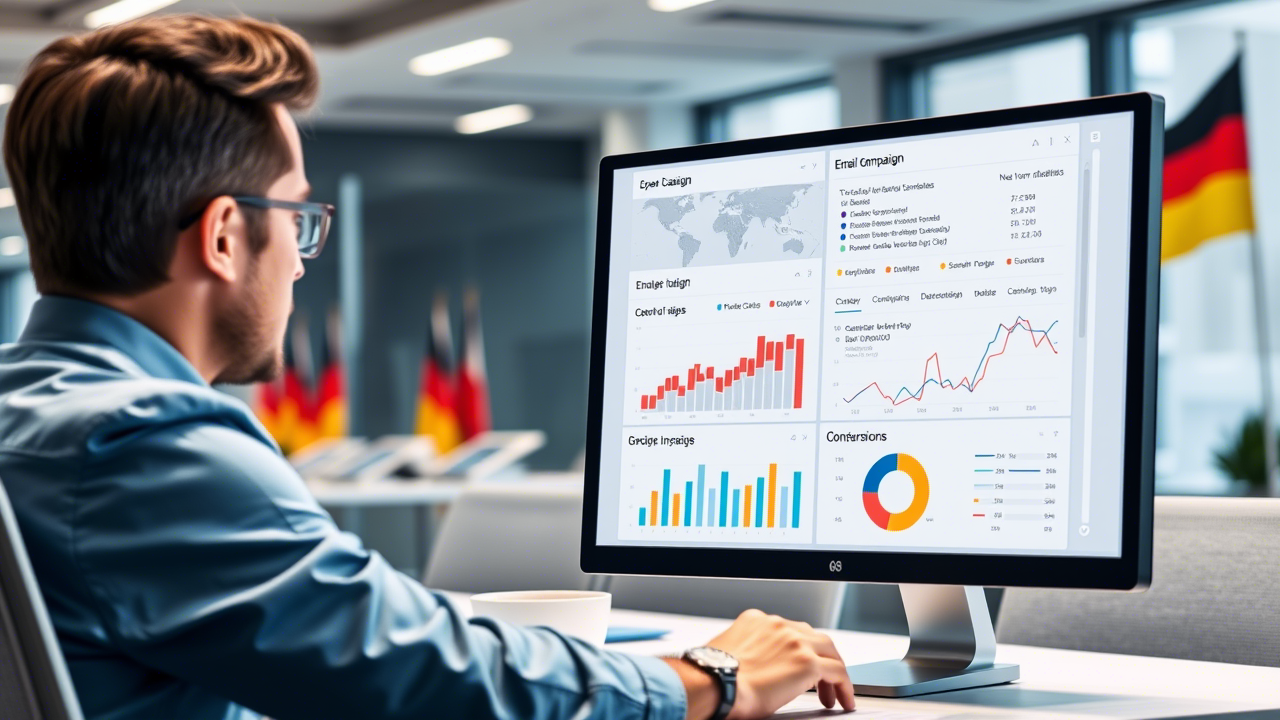 Tracking the conversion rate of email marketing campaigns